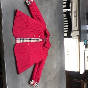 Burberry kids quilted jacket